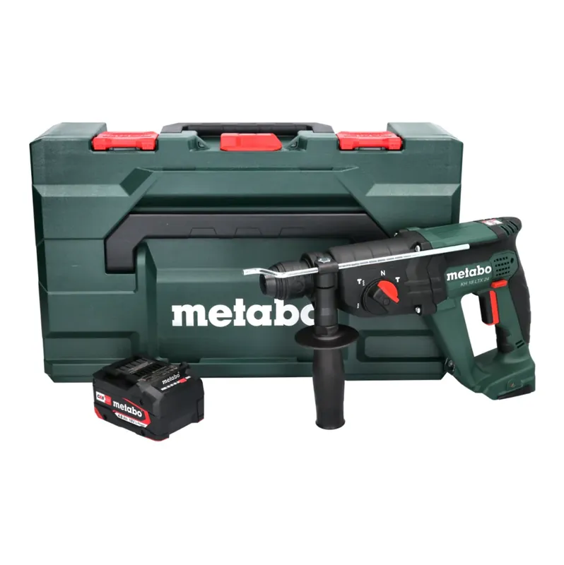 Solange Der Vorrat Reicht Metabo KH 18 LTX 24 Akku Kombihammer 18 V 2,1 J SDS plus + 1x Akku 4,0 Ah + metaBOX - ohne Ladegerät
