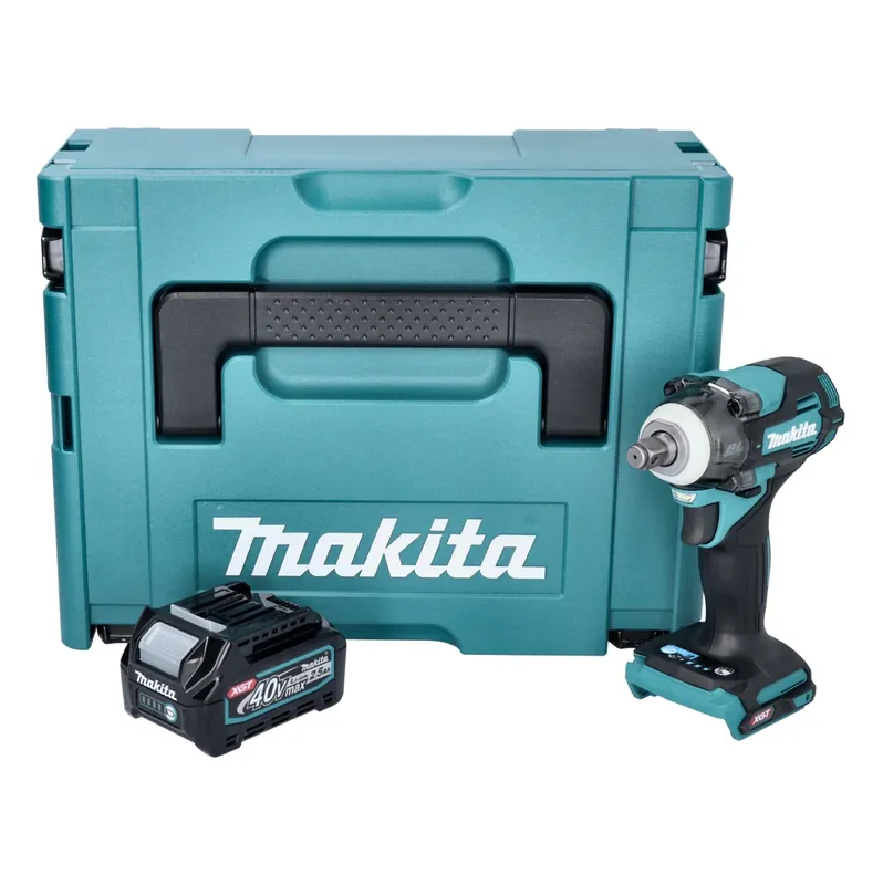 Makita TW 004 GD101 Akku Schlagschrauber 40 V max. 1/2" 350 Nm XGT Brushless + 1x Akku 2,5 Ah + Makpac- ohne Ladegerät Direkt Vom Hersteller
