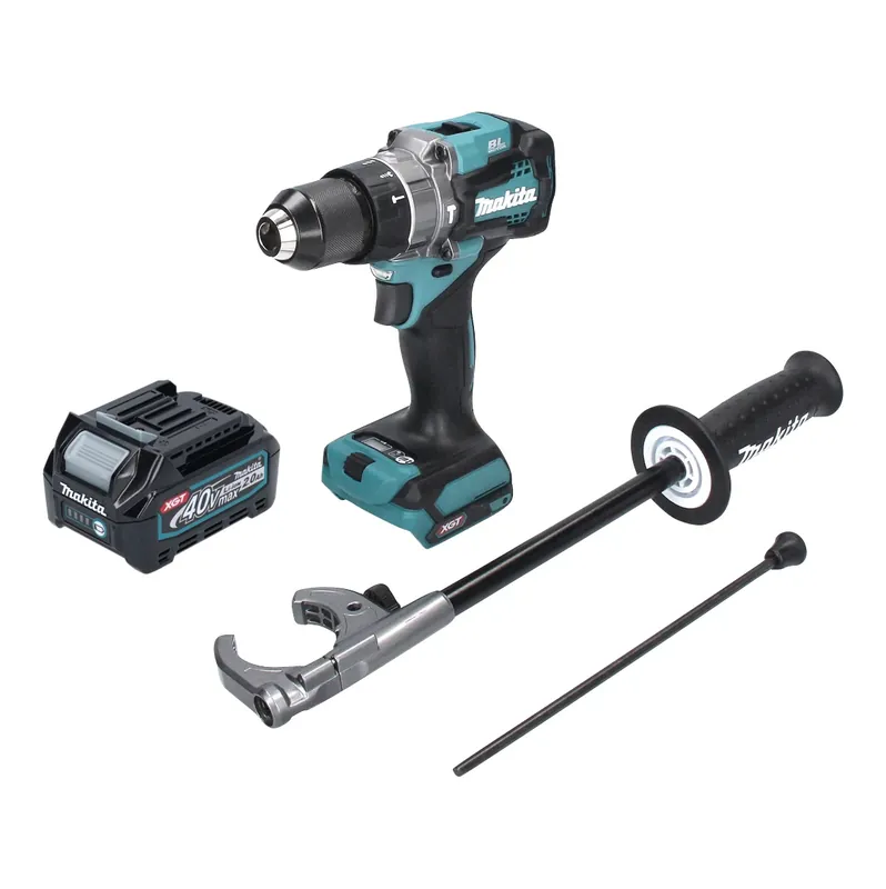 Makita HP 001 GA1 Akku Schlagbohrschrauber 40 V max. 140 Nm XGT Brushless + 1x Akku 2,0 Ah - ohne Ladegerät Geprüft