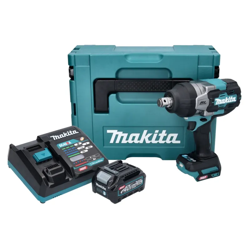 Sonderangebot Makita TW 001 GA101 Akku Schlagschrauber 40 V max. 1800 Nm Brushless XGT + 1x Akku 2,0 Ah + Ladegerät + Makpac