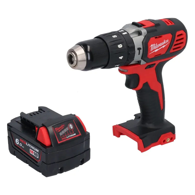 Aktuell Milwaukee M18 BPD-601 Akku Schlagbohrschrauber 18 V 60 Nm + 1x Akku 6,0 Ah - ohne Ladegerät