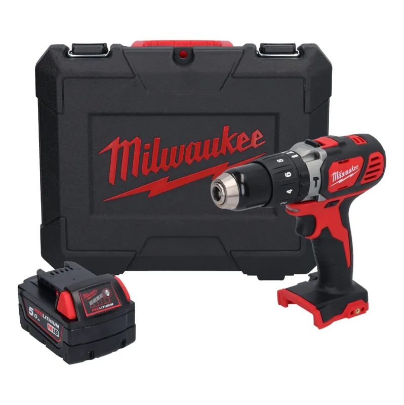 Angebot Milwaukee M18 BPD-501C Akku Schlagbohrschrauber 18 V 60 Nm + 1x Akku 5,0 Ah + Koffer - ohne Ladegerät