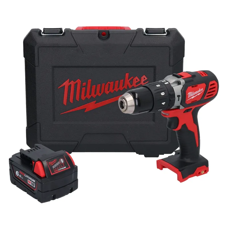 Milwaukee M18 BPD-601C Akku Schlagbohrschrauber 18 V 60 Nm + 1x Akku 6,0 Ah + Koffer - ohne Ladegerät Bestseller