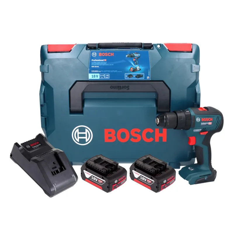 Direkt Vom Hersteller Bosch GSB 18V-55 Professional Akku Schlagbohrschrauber 18 V 55 Nm Brushless + 2x Akku 4,0 Ah + Ladegerät + L-Boxx