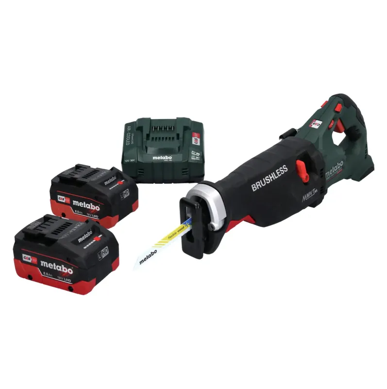 Preisreduziert Metabo SSEP 18 LTX BL MVT Akku Säbelsäge 18 V Brushless + 2x Akku 8,0 Ah + Ladegerät