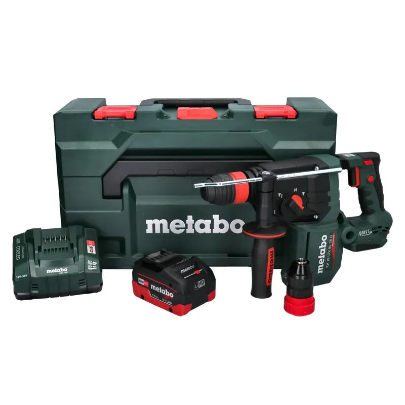 Metabo KH 18 LTX BL 28 Q Akku Bohrhammer 18 V 3 J SDS plus Brushless + 1x Akku 5,5 Ah + Ladegerät + metaBOX Direkt Vom Hersteller
