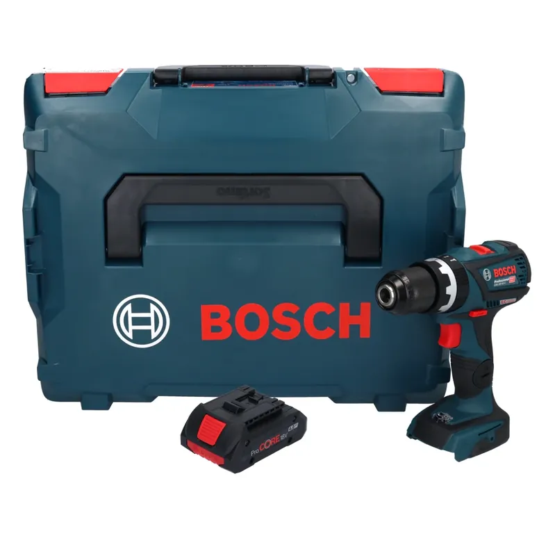 Neue Ware Bosch GSB 18V-60 C Professional Akku Schlagbohrschrauber 18 V 60 Nm Brushless + 1x Akku ProCORE 4,0 Ah + L-Boxx - ohne Ladegerät