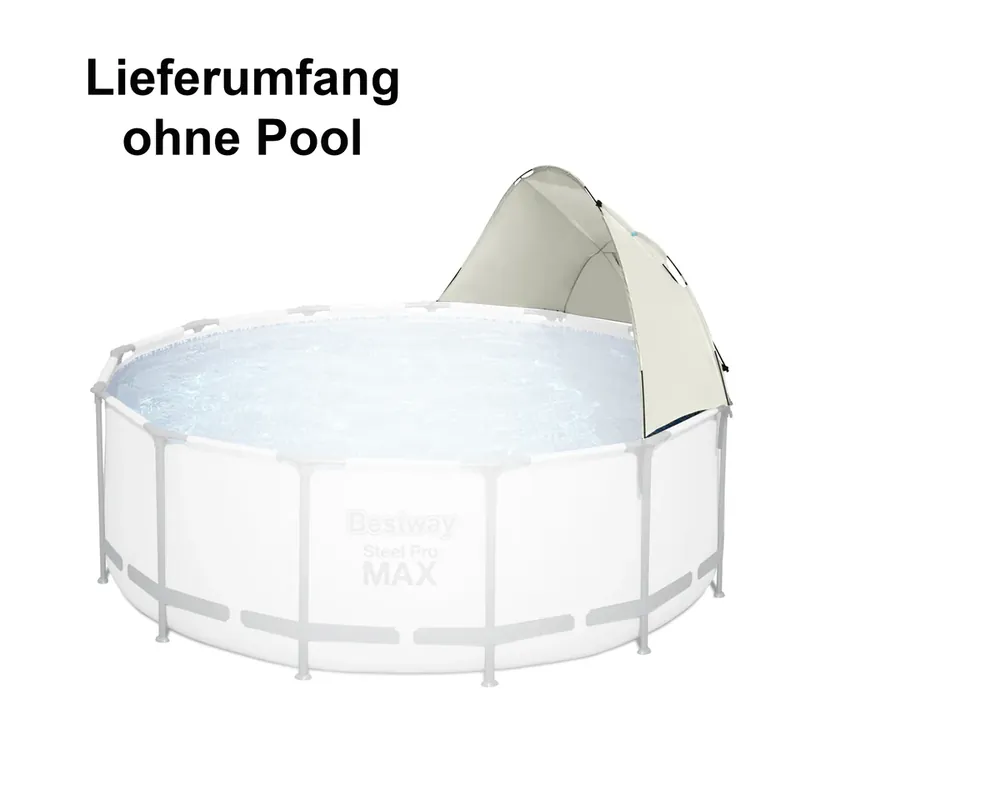 Bestway Pool Sonnenschutzdach Sonnensegel Sonnenzelt ( 58681 ) - ohne Pool Finale Aktion