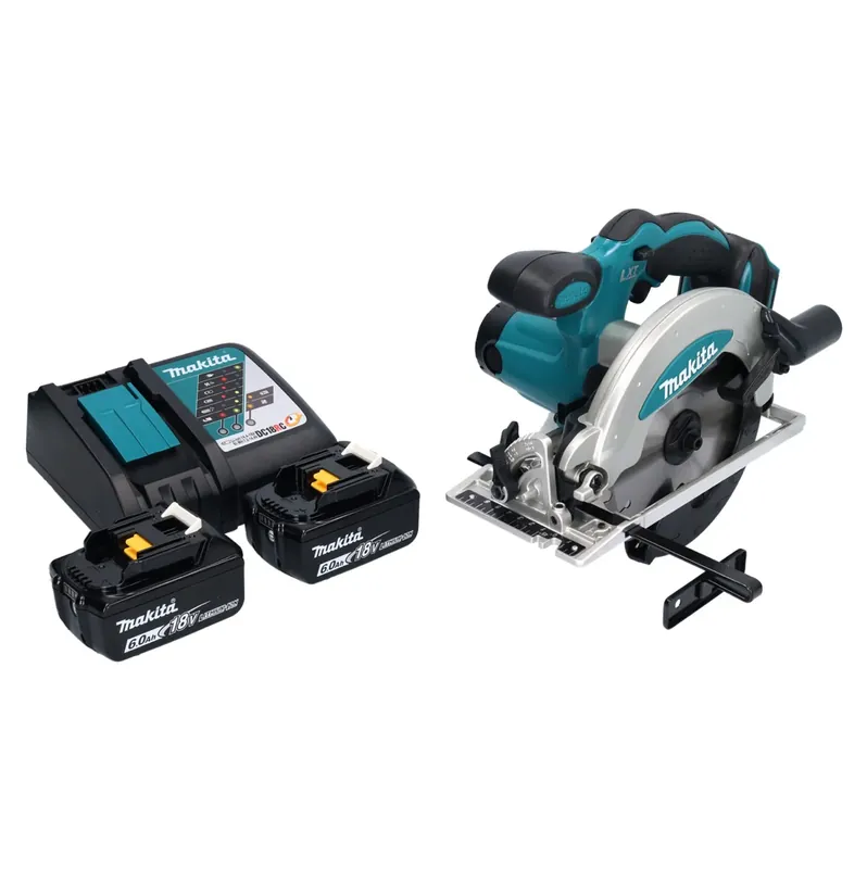 Makita DSS 610 RG Akku Handkreissäge 18 V 165 mm + 2x Akku 6,0 Ah + Ladegerät Heißes Angebot