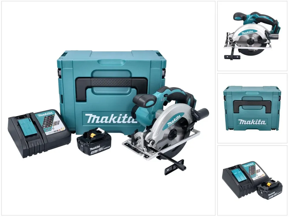 Makita DSS 610 RM1J Akku Handkreissäge 18 V 165 mm + 1x Akku 4,0 Ah + Ladegerät + Makpac Neu