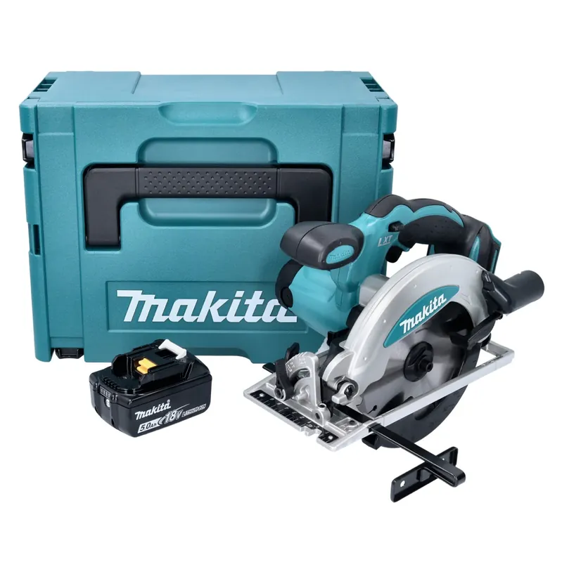 Makita DSS 610 T1J Akku Handkreissäge 18 V 165 mm + 1x Akku 5,0 Ah + Makpac - ohne Ladegerät Mega-Angebot