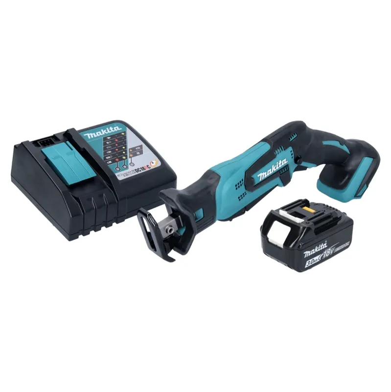 Billig Makita DJR 185 RF1 Akku Recipro Säbelsäge 18 V + 1x Akku 3,0 Ah + Ladegerät