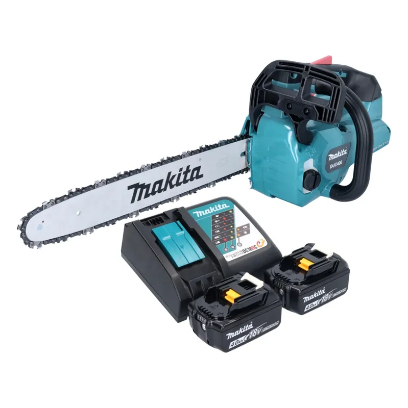 Preis Gesenkt Makita DUC 406 RMB Akku Kettensäge 36 V ( 2x 18 V ) 40 cm Brushless + 2x Akku 4,0 Ah + Ladegerät