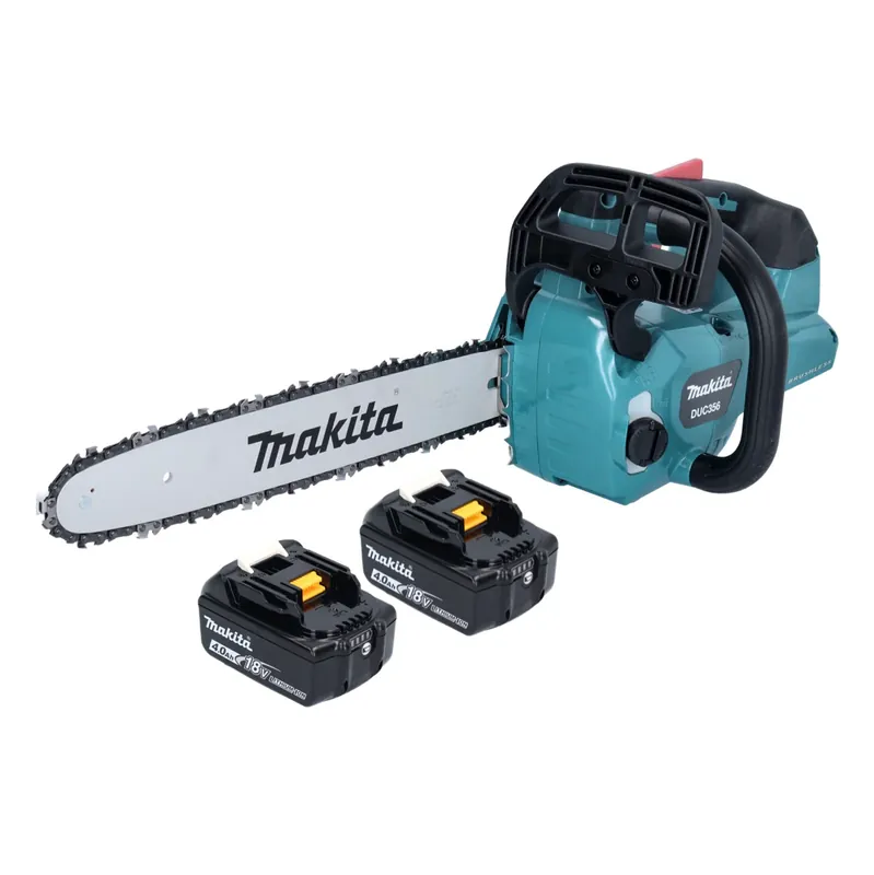 Makita DUC 356 MB Akku Kettensäge 36 V ( 2x 18 V ) 35 cm Brushless + 2x Akku 4,0 Ah - ohne Ladegerät Günstig