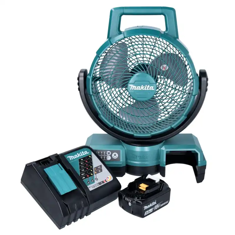 Must-Have Makita DCF 203 RT1 Akku Lüfter Ventilator 14,4 V - 18 V + 1x Akku 5,0 Ah + Ladegerät