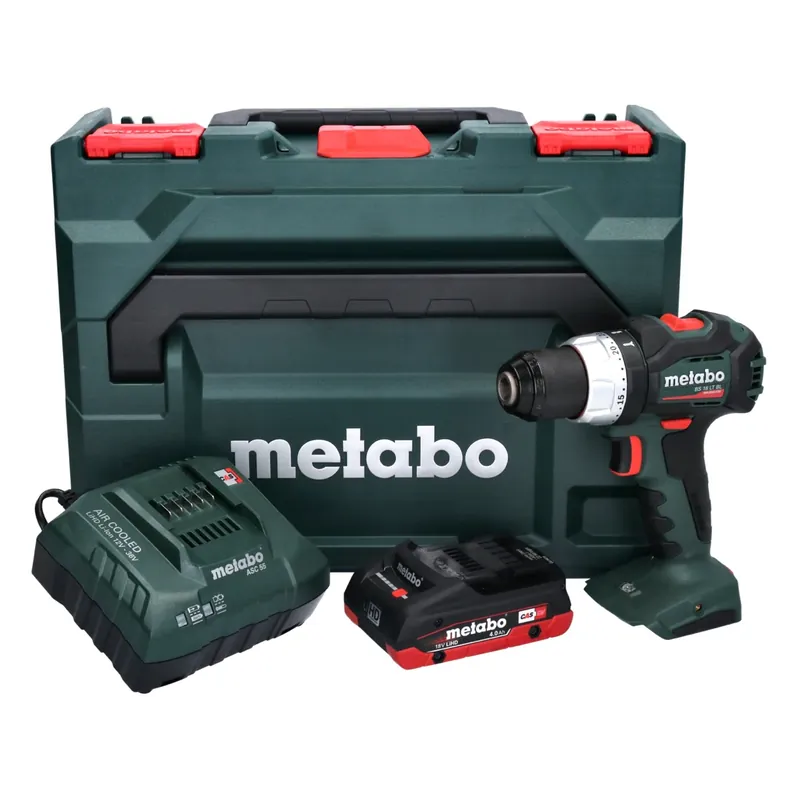 Metabo BS 18 LT BL Akku Bohrschrauber 18 V 75 Nm Brushless + 1x Akku 4,0 Ah + Ladegerät + metaBOX Top-Preis