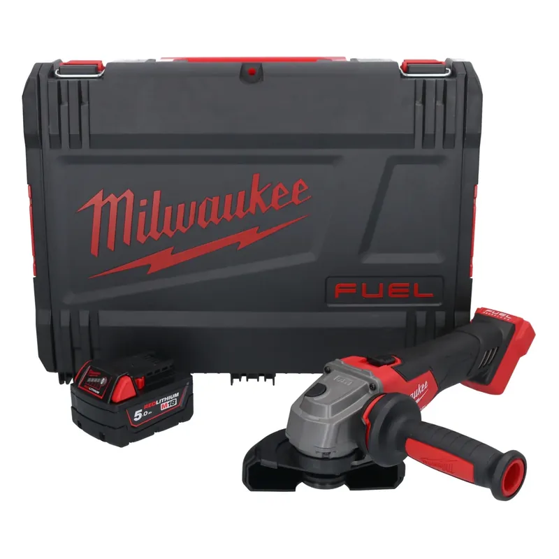 Nur Heute Milwaukee M18 FSAG125X-501X Akku Winkelschleifer 18 V 125 mm Brushless + 1x Akku 5,0 Ah + HD Box - ohne Ladegerät