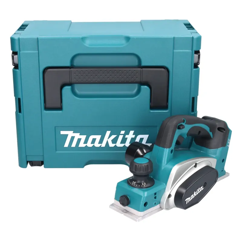 Makita DKP 180 ZJ Akku Hobel 18 V 82 mm + Makpac - ohne Akku, ohne Ladegerät Neu Im Sortiment