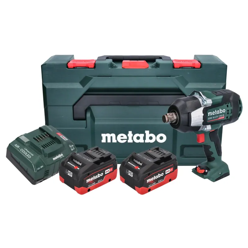 Jetzt Bestellen Metabo SSW 18 LTX 1750 BL Akku Schlagschrauber 18 V 1750 Nm 3/4" Brushless ( 602402810 ) + 2x Akku 8,0 Ah + Ladegerät + metaBOX