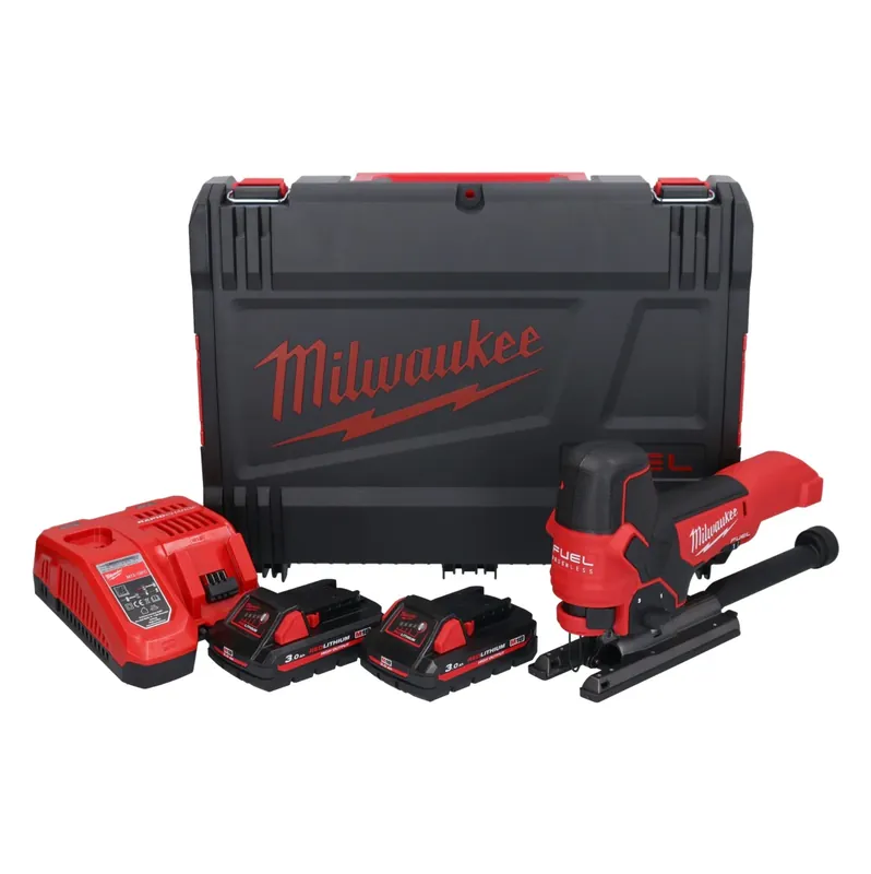 Milwaukee M18 FBJS-302X Akku Stichsäge 18 V Brushless + 2x Akku 3,0 Ah + Ladegerät + HD Box Online Kaufen