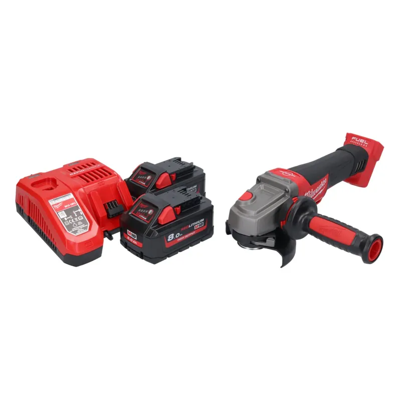 Bestseller Milwaukee M18 CAG115XPDB-802 Akku Winkelschleifer 18 V 115 mm Brushless + 2x Akku 8,0 Ah + Ladegerät