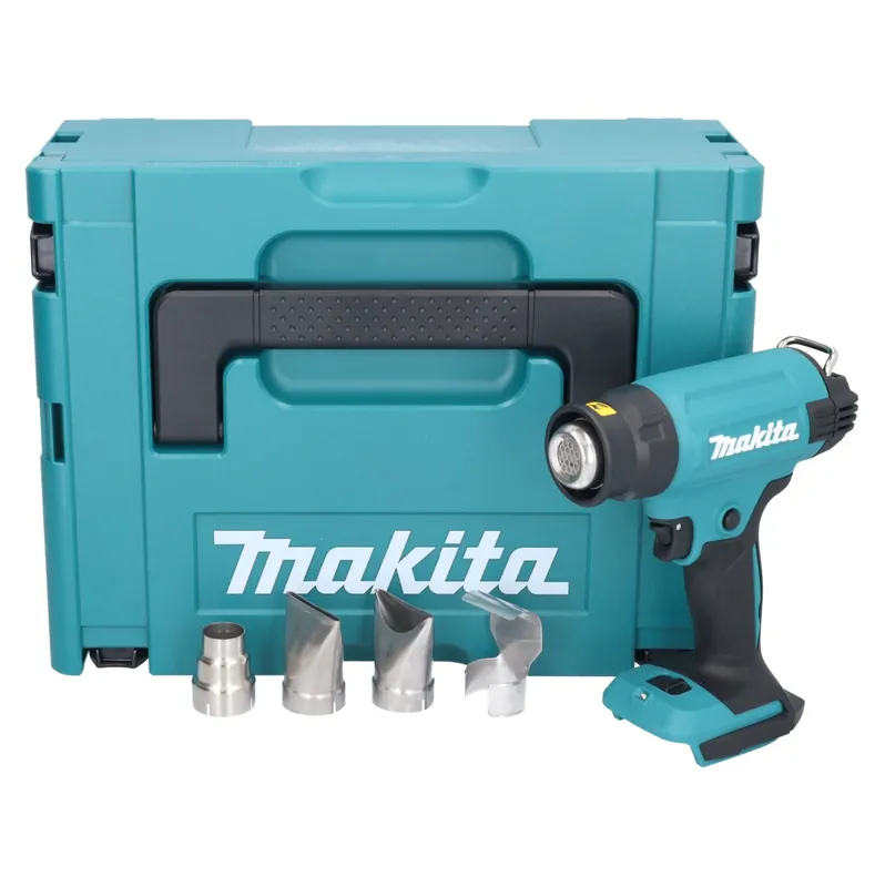 Makita DHG 181 ZJ Akku Heißluftgebläse 18 V 150 - 550 °C + Makpac - ohne Akku, ohne Ladegerät Markenware