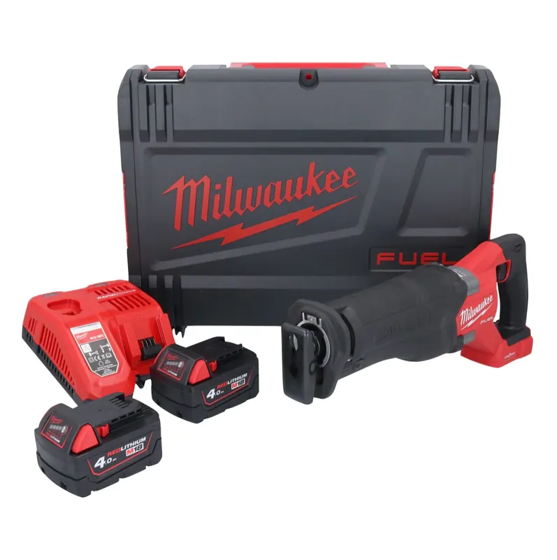 Milwaukee M18 ONEFSZ-402X Akku Recipro Säbelsäge 18 V Brushless + 2x Akku 4,0 Ah + Ladegerät + HD Box Billig
