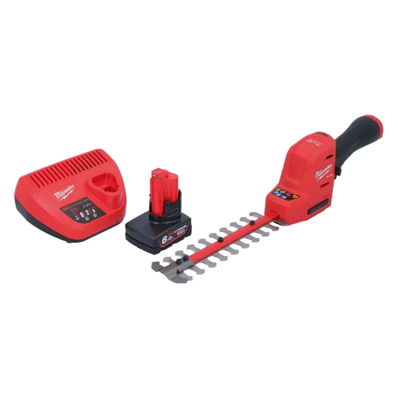 Sofort Bestellen Milwaukee M12 FHT20-601 Akku Strauchschere 12 V 20 cm Brushless + 1x Akku 6,0 Ah + Ladegerät