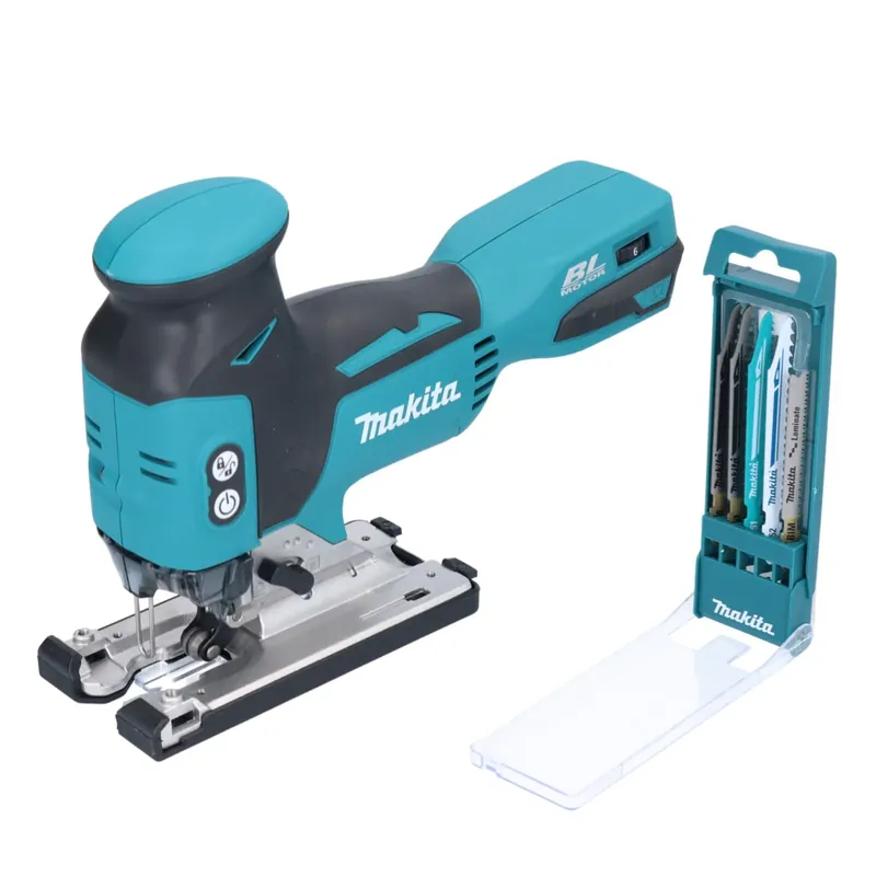 Abverkauf Makita DJV 181 Z Akku Stichsäge 18 V Brushless + 5 tlg. Stichsägeblatt Set - ohne Akku, ohne Ladegerät