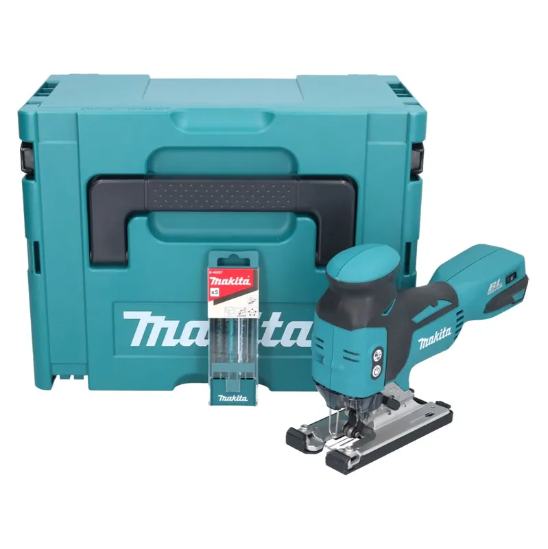 Makita DJV 181 ZJ Akku Stichsäge 18 V Brushless + 5 tlg. Stichsägeblatt Set + Makpac - ohne Akku, ohne Ladegerät Aktuell