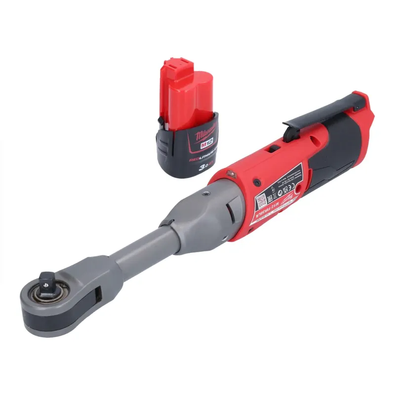 Abverkauf Milwaukee M12 FIR38LR-301 Akku Ratsche lang 12 V 75 Nm 3/8" + 1x Akku 3,0 Ah - ohne Ladegerät