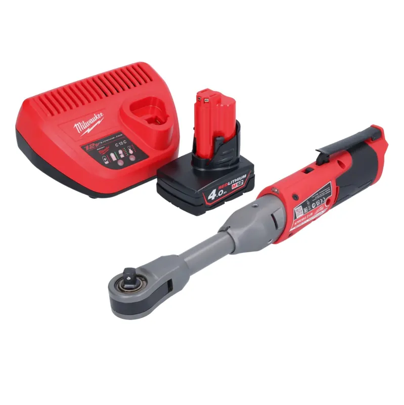 Milwaukee M12 FIR38LR-401 Akku Ratsche lang 12 V 75 Nm 3/8" + 1x Akku 4,0 Ah + Ladegerät Aktuell