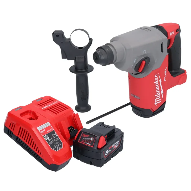 Milwaukee M18 FH-501 Akku Bohrhammer 18 V 2,5 J SDS plus Brushless + 1x Akku 5,0 Ah + Ladegerät Expressversand