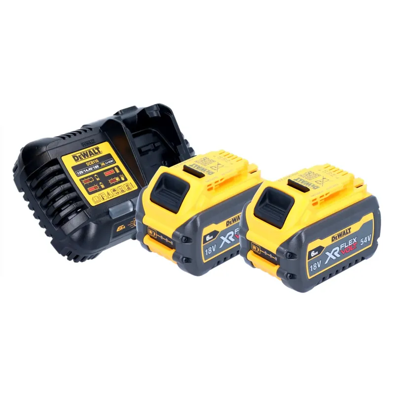 Preis Gesenkt DeWalt Akku Starter Set 18 V 2x DCB 546 Akku 6,0 Ah + DCB 116 XR Schnell Ladegerät