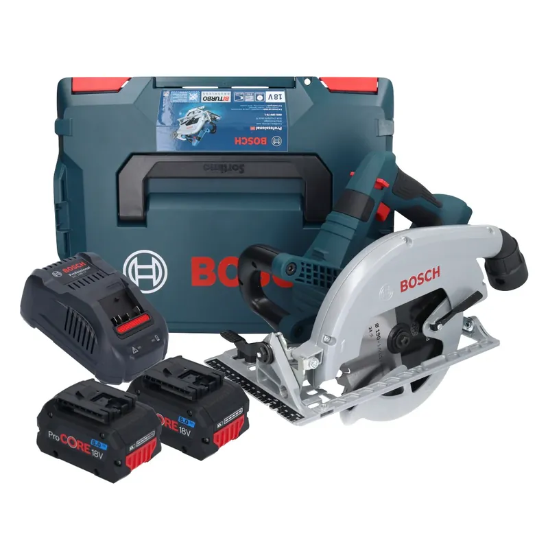 Sofort Bestellen Bosch GKS 18V-70 L Akku Kreissäge 18 V Brushless 190 mm BITURBO + 2x ProCORE Akku 8,0 Ah + Ladegerät + L-Boxx