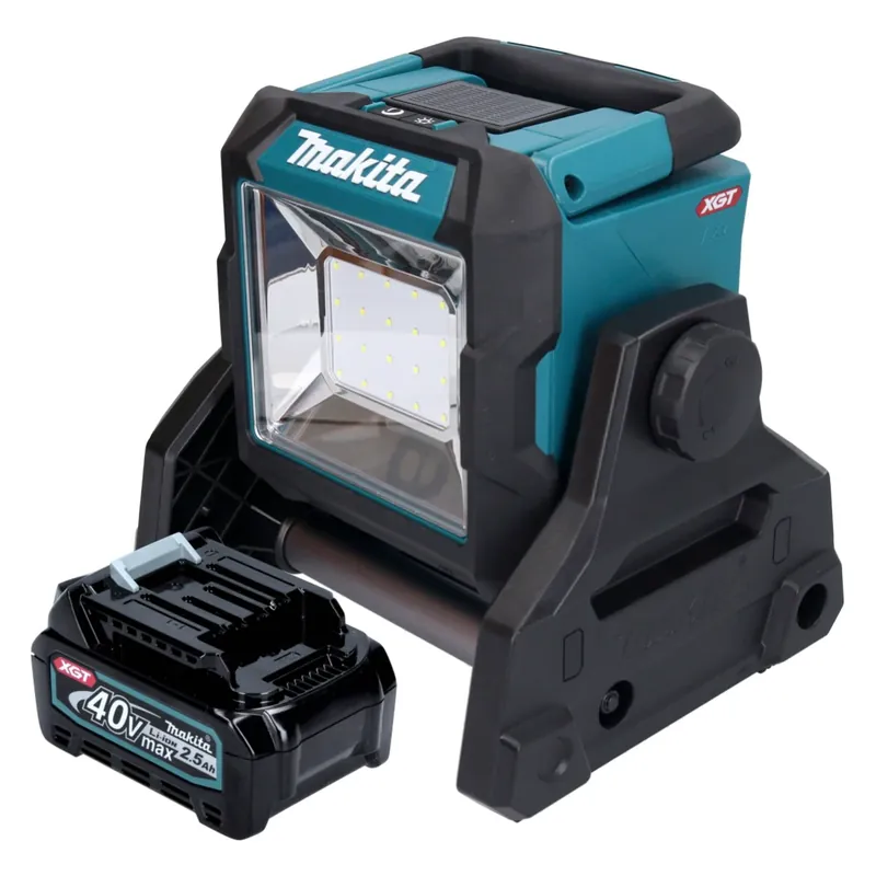 Heißes Angebot Makita ML003GD1 Akku LED Baustrahler 18 V / 40 V max. 1100 lm + 1x Akku 2,5 Ah - ohne Ladegerät