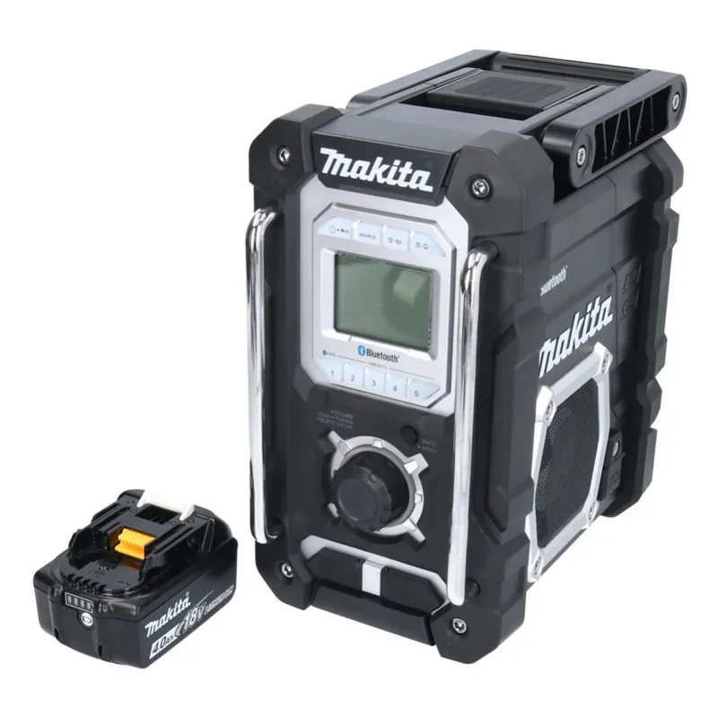 Top-Seller Makita DMR 108 M1 Akku Radio 10,8 V - 18 V Bluetooth IP64 + 1x Akku 4,0 Ah - ohne Ladegerät