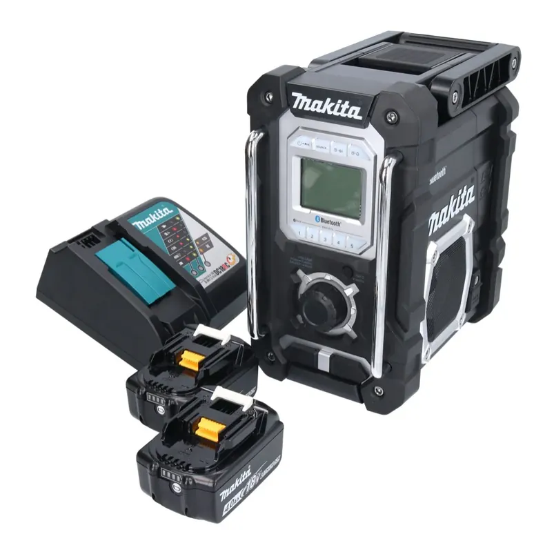 Preis Gesenkt Makita DMR 108 RM Akku Radio 10,8 V - 18 V Bluetooth IP64 + 2x Akku 4,0 Ah + Ladegerät