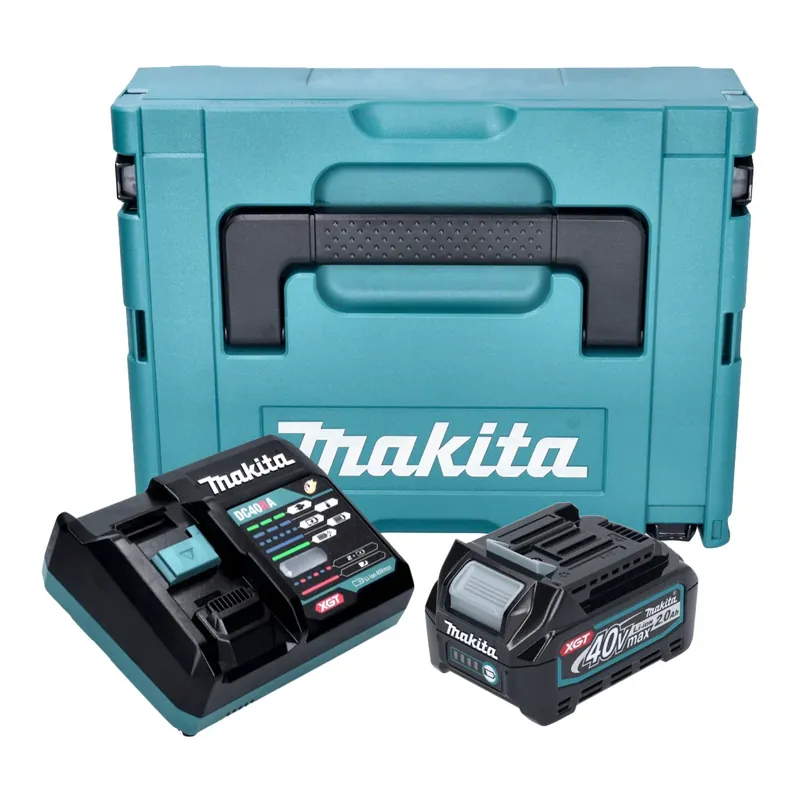 Bestpreis Makita Power Source Kit 1x BL 4020 Akku 40 V max. 2,0 Ah XGT + DC 40 RA Ladegerät + Makpac