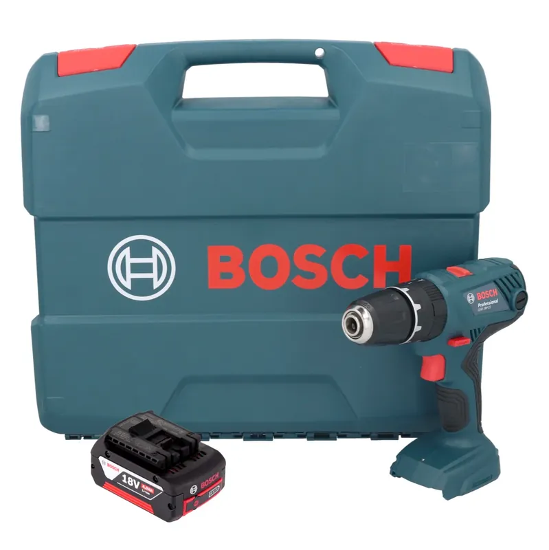 Bosch GSB 18V-21 Akku Schlagbohrschrauber 18 V 55 Nm + 1x Akku 4,0 Ah + L-Case - ohne Ladegerät Neu Im Sortiment