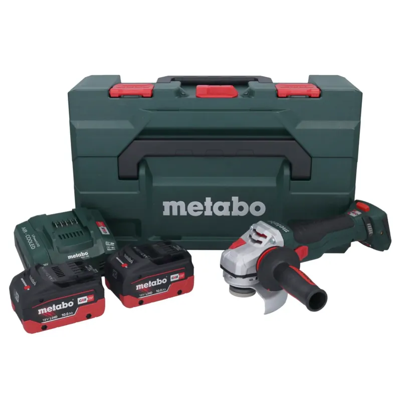 Metabo WB 18 LTX BL 15-125 Quick Akku Winkelschleifer 18 V 125 mm Brushless + 2x Akku 10,0 Ah + Ladegerät + metaBOX Neuheit