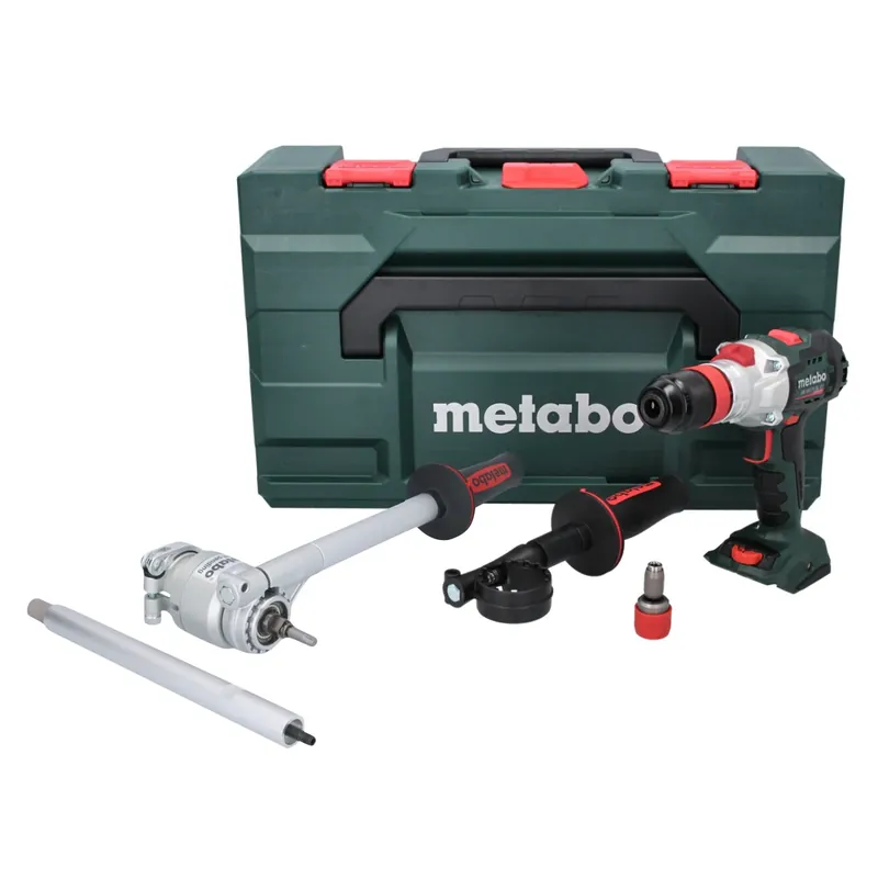 Finale Aktion Metabo SB 18 LTX BL Q I Akku Schlagbohrschrauber 18 V 130 Nm Brushless + PowerX3 Drehmomentvorsatz + metaBOX - ohne Akku, ohne Ladegerät
