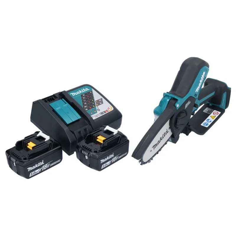 Makita DUC 101 RT Akku Astsäge 18 V 10 cm Brushless + 2x Akku 5,0 Ah + Ladegerät Angebot
