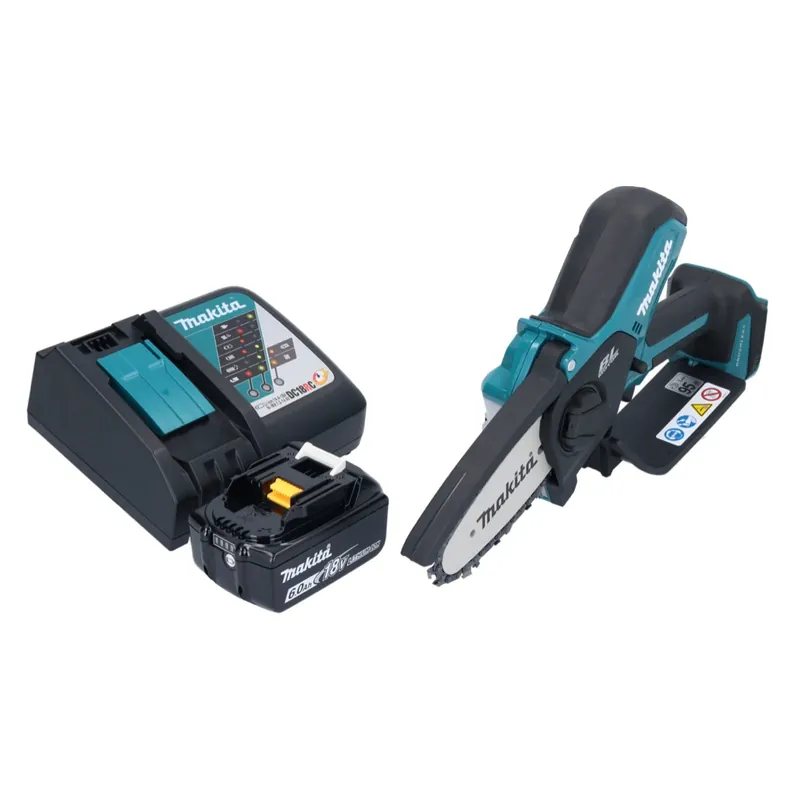 Billig Makita DUC 101 RG1 Akku Astsäge 18 V 10 cm Brushless + 1x Akku 6,0 Ah + Ladegerät