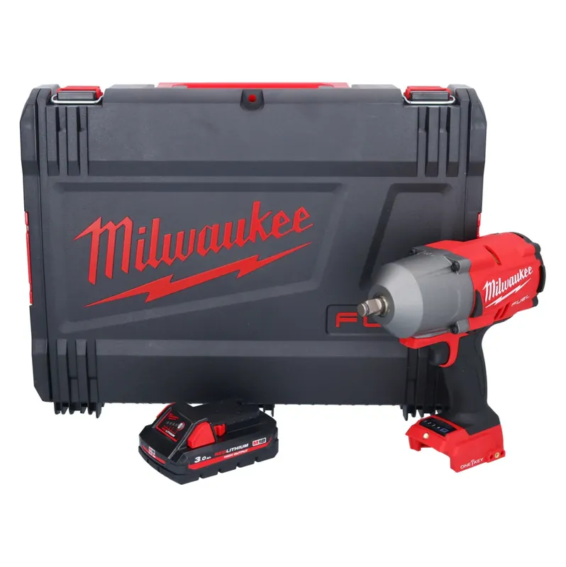 Milwaukee M18 ONEFHIWF12-301X Akku Schlagschrauber 18 V 1356 Nm 1/2" Brushless + 1x Akku 3,0 Ah + HD Box - ohne Ladegerät Markenware