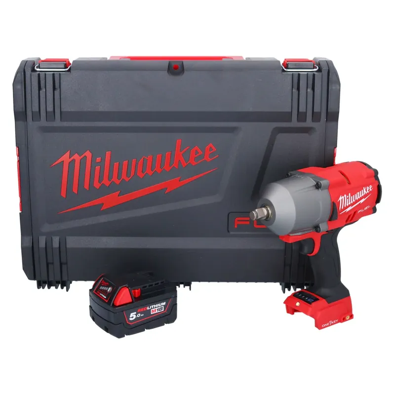 Jetzt Kaufen Milwaukee M18 ONEFHIWF12-501X Akku Schlagschrauber 18 V 1356 Nm 1/2" Brushless + 1x Akku 5,0 Ah + HD Box - ohne Ladegerät