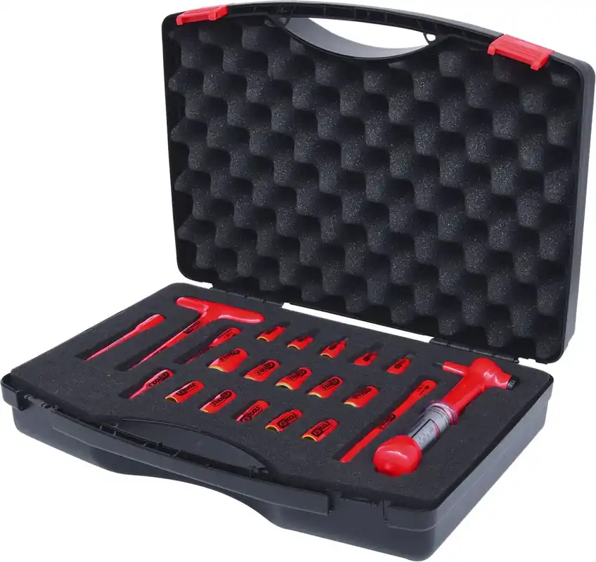Geprüft KS TOOLS 1/4" Steckschlüssel-Satz mit isolierten Werkzeugen, 21-tlg ( 117.1878 )