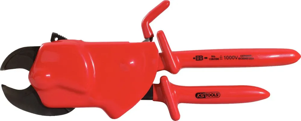 Top-Seller KS TOOLS Einhand-Ratschenkabelschere mit Schutzisolierung, 310mm ( 117.1246 )