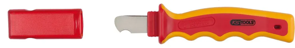KS TOOLS Abmantelungsmesser mit Schutzisolierung, 185mm ( 117.1305 ) Preisreduziert