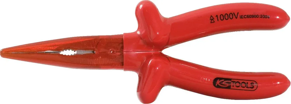 Must-Have KS TOOLS 1000V Flachrundzange beschichteter Arbeitskopf 200mm ( 117.1718 )
